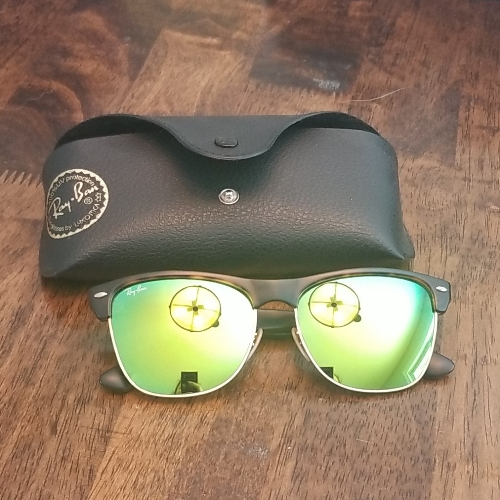 Authentic Ray Ban Club Master Sunglasses